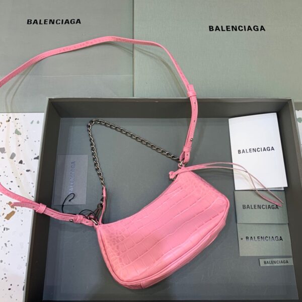 Balenciaga Le Cagole Mini Bag With Chain In Pink, For Women, Women's Bags 8.2in/21cm