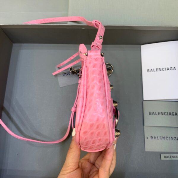 Balenciaga Le Cagole Mini Bag With Chain In Pink, For Women, Women's Bags 8.2in/21cm