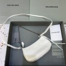 Balenciaga Le Cagole Mini Bag With Chain In White, For Women, Women's Bags 8.2in/21cm