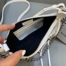 Balenciaga Le Cagole Mini Bag With Chain In White, For Women, Women's Bags 8.2in/21cm