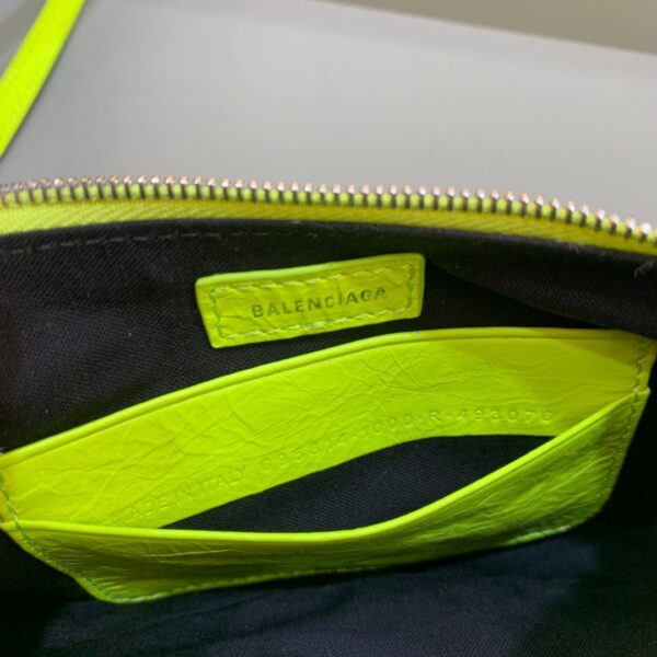 Balenciaga Le Cagole Mini Bag With Chain Light Green, For Women, Women's Bags 8.2in/21cm