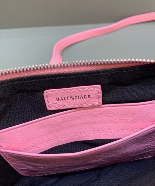 Balenciaga Le Cagole Mini Bag With Chain Light Pink, For Women, Women's Bags 8.2in/21cm
