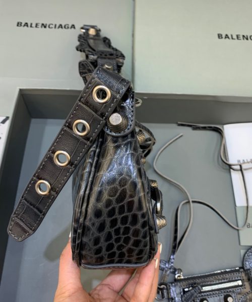 Balenciaga Le Cagole XS Shoulder Bag In Black, For Women, Women's Bags 10.2in/26cm