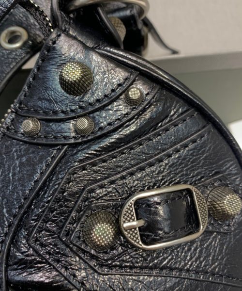 Balenciaga Le Cagole XS Shoulder Bag In Black, For Women, Women's Bags 10.2in/26cm 671309210BK1000
