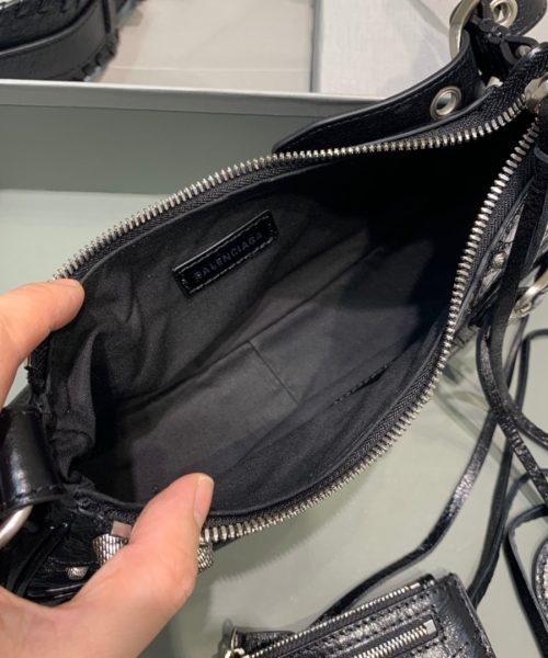 Balenciaga Le Cagole XS Shoulder Bag In Black, For Women, Women's Bags 10.2in/26cm 671309210BK1000