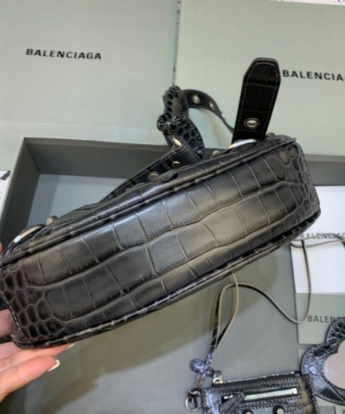 Balenciaga Le Cagole XS Shoulder Bag In Black, For Women, Women's Bags 10.2in/26cm