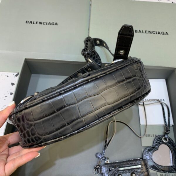 Balenciaga Le Cagole XS Shoulder Bag In Black, For Women, Women's Bags 10.2in/26cm