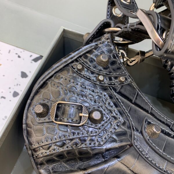 Balenciaga Le Cagole XS Shoulder Bag In Black, For Women, Women's Bags 10.2in/26cm