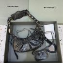 Balenciaga Le Cagole XS Shoulder Bag In Black, For Women, Women's Bags 10.2in/26cm