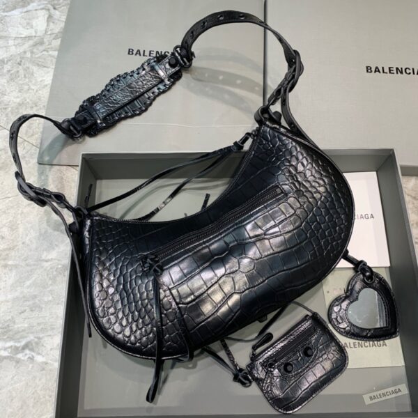 Balenciaga Le Cagole XS Shoulder Bag In Black, For Women, Women's Bags 13in/33cm