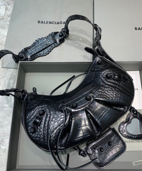 Balenciaga Le Cagole XS Shoulder Bag In Black, For Women, Women's Bags 13in/33cm