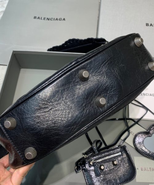 Balenciaga Le Cagole XS Shoulder Bag In Black, For Women, Women's Bags 13in/33cm