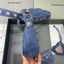 Balenciaga Le Cagole XS Shoulder Bag In Blue Washed, For Women, Women's Bags 10.2in/26cm