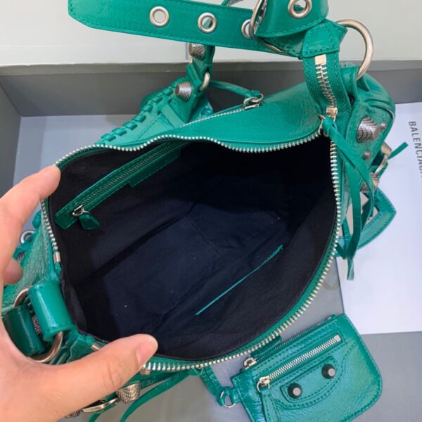 Balenciaga Le Cagole XS Shoulder Bag In Dark Green, For Women, Women's Bags 13in/33cm