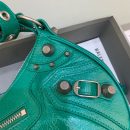 Balenciaga Le Cagole XS Shoulder Bag In Dark Green, For Women, Women's Bags 13in/33cm