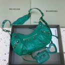 Balenciaga Le Cagole XS Shoulder Bag In Dark Green, For Women, Women's Bags 13in/33cm