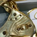 Balenciaga Le Cagole XS Shoulder Bag In Gold, For Women, Women's Bags 10.2in/26cm 6713090GT3M8005
