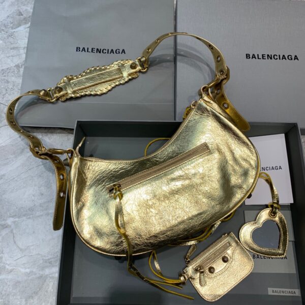 Balenciaga Le Cagole XS Shoulder Bag In Gold, For Women, Women's Bags 13in/33cm