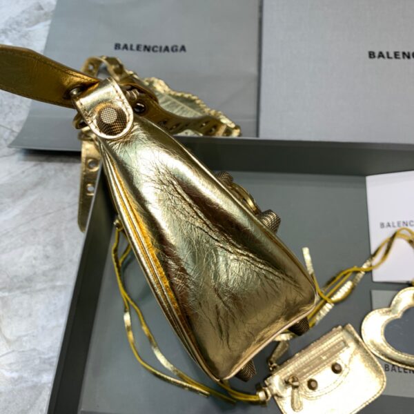 Balenciaga Le Cagole XS Shoulder Bag In Gold, For Women, Women's Bags 13in/33cm