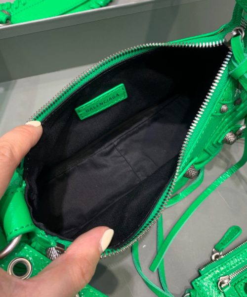 Balenciaga Le Cagole XS Shoulder Bag In Green, For Women, Women's Bags 10.2in/26cm 6713091VG9Y3809