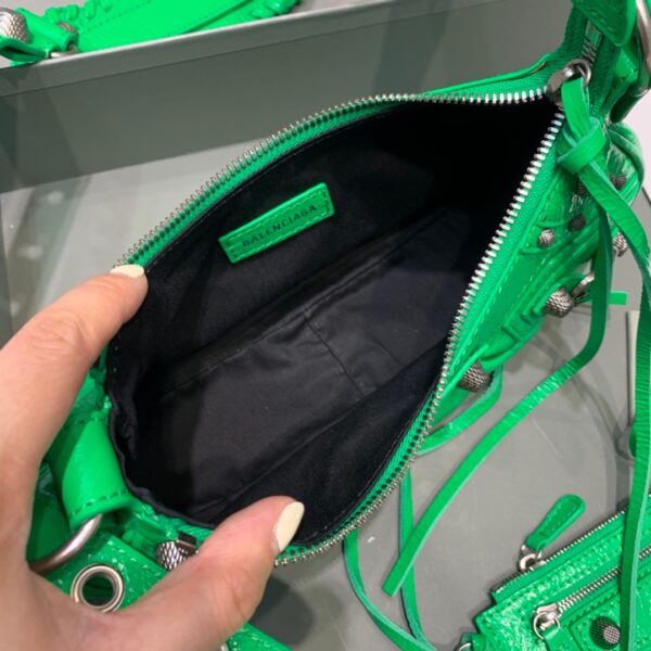 Balenciaga Le Cagole XS Shoulder Bag In Green, For Women, Women's Bags 10.2in/26cm 6713091VG9Y3809