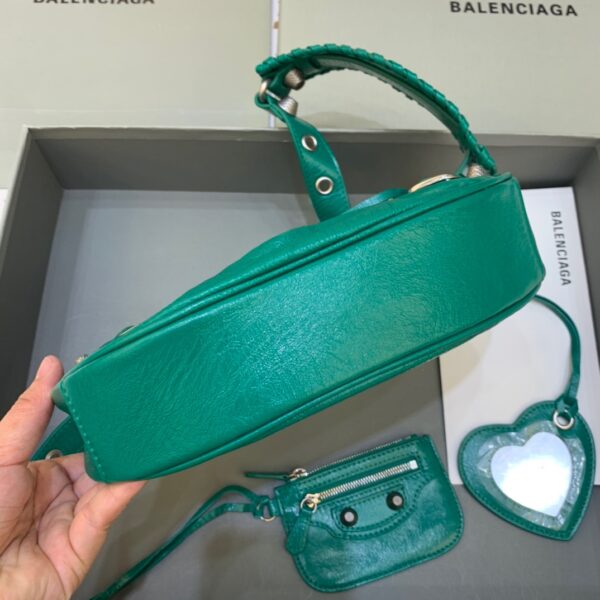 Balenciaga Le Cagole XS Shoulder Bag In Green, For Women, Women's Bags 10.2in/26cm