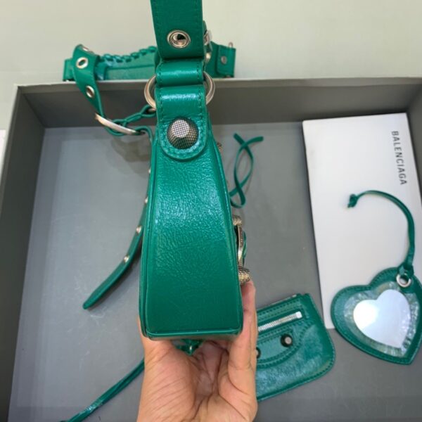 Balenciaga Le Cagole XS Shoulder Bag In Green, For Women, Women's Bags 10.2in/26cm