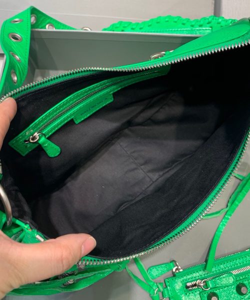 Balenciaga Le Cagole XS Shoulder Bag In Green, For Women, Women's Bags 13in/33cm