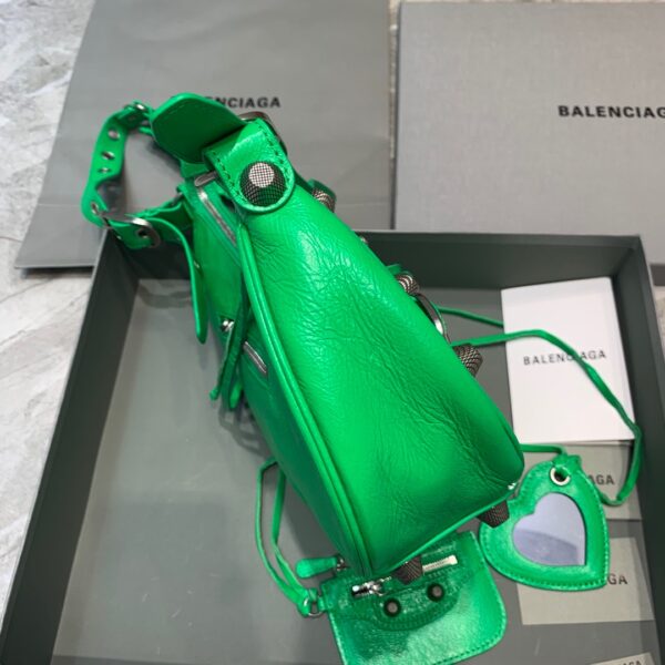 Balenciaga Le Cagole XS Shoulder Bag In Green, For Women, Women's Bags 13in/33cm