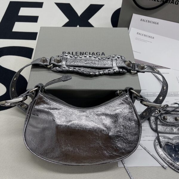 Balenciaga Le Cagole XS Shoulder Bag In Grey, For Women, Women's Bags 10.2in/26cm