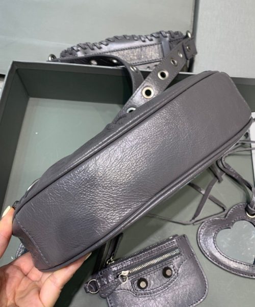 Balenciaga Le Cagole XS Shoulder Bag In Grey, For Women, Women's Bags 10.2in/26cm