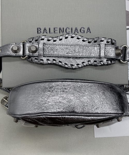 Balenciaga Le Cagole XS Shoulder Bag In Grey, For Women, Women's Bags 10.2in/26cm