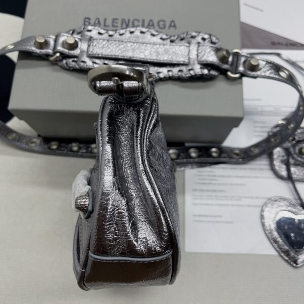 Balenciaga Le Cagole XS Shoulder Bag In Grey, For Women, Women's Bags 10.2in/26cm