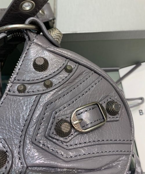 Balenciaga Le Cagole XS Shoulder Bag In Grey, For Women, Women's Bags 10.2in/26cm