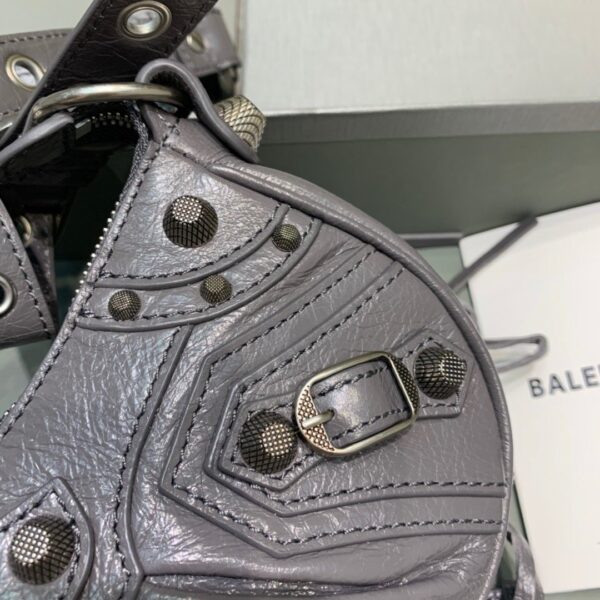 Balenciaga Le Cagole XS Shoulder Bag In Grey, For Women, Women's Bags 10.2in/26cm