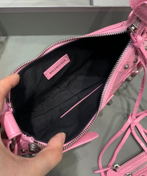 Balenciaga Le Cagole XS Shoulder Bag In Light Pink, For Women, Women's Bags 10.2in/26cm 6713091VG9Y5906