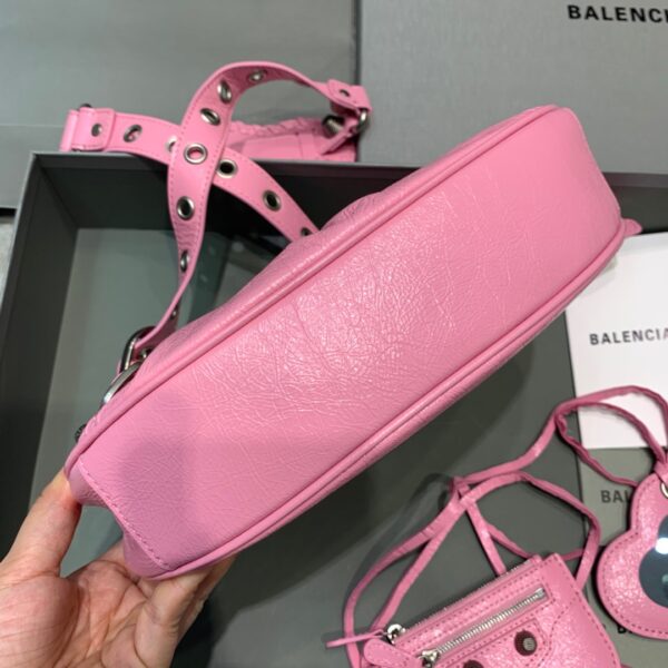 Balenciaga Le Cagole XS Shoulder Bag In Light Pink, For Women, Women's Bags 10.2in/26cm 6713091VG9Y5906
