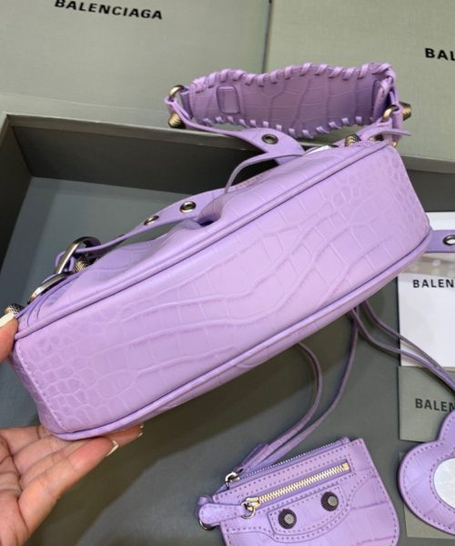 Balenciaga Le Cagole XS Shoulder Bag In Light Purple, For Women, Women's Bags 10.2in/26cm 67130923EBY5306