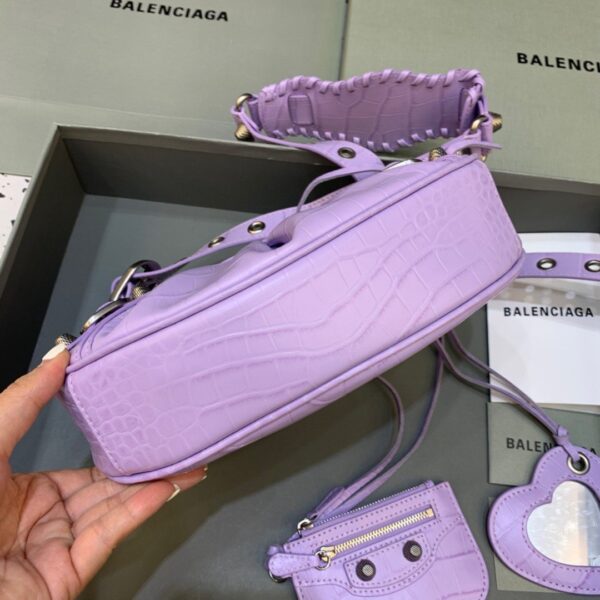 Balenciaga Le Cagole XS Shoulder Bag In Light Purple, For Women, Women's Bags 10.2in/26cm 67130923EBY5306