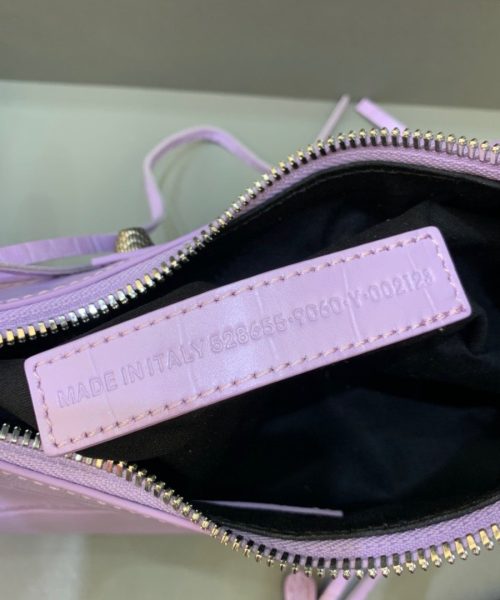 Balenciaga Le Cagole XS Shoulder Bag In Light Purple, For Women, Women's Bags 10.2in/26cm 67130923EBY5306