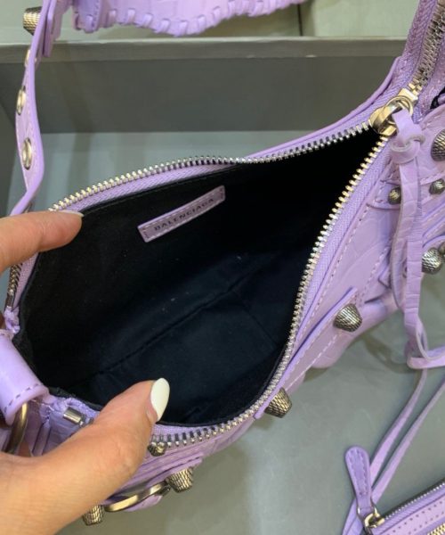 Balenciaga Le Cagole XS Shoulder Bag In Light Purple, For Women, Women's Bags 10.2in/26cm 67130923EBY5306