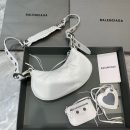 Balenciaga Le Cagole XS Shoulder Bag In Light White, For Women, Women's Bags 10.2in/26cm 6713091VG9Y9104