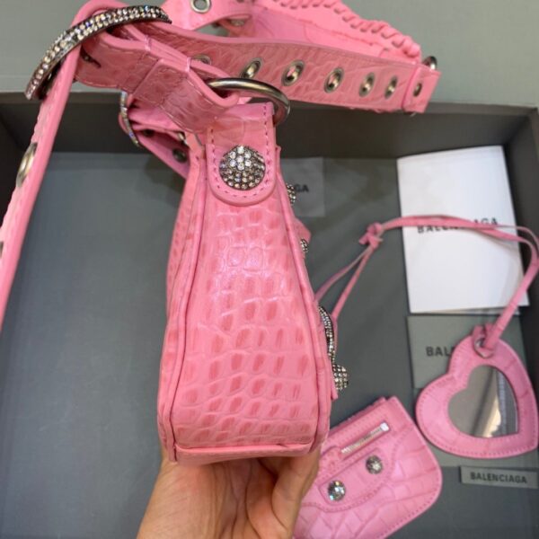 Balenciaga Le Cagole XS Shoulder Bag In Pink, For Women, Women's Bags 10.2in/26cm