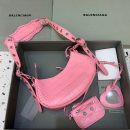 Balenciaga Le Cagole XS Shoulder Bag In Pink, For Women, Women's Bags 10.2in/26cm