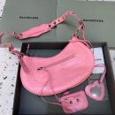 Balenciaga Le Cagole XS Shoulder Bag In Pink, For Women, Women's Bags 13in/33cm 67130723EBY5812
