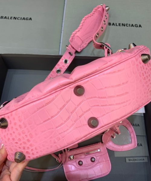 Balenciaga Le Cagole XS Shoulder Bag In Pink, For Women, Women's Bags 13in/33cm 67130723EBY5812