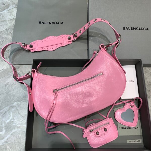 Balenciaga Le Cagole XS Shoulder Bag In Pink, For Women, Women's Bags 13in/33cm