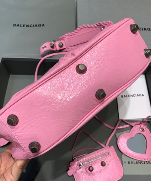 Balenciaga Le Cagole XS Shoulder Bag In Pink, For Women, Women's Bags 13in/33cm