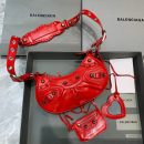 Balenciaga Le Cagole XS Shoulder Bag In Red, For Women, Women's Bags 10.2in/26cm 6713091VG9Y6406