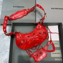 Balenciaga Le Cagole XS Shoulder Bag In Red, For Women, Women's Bags 10.2in/26cm 6713091VG9Y6406